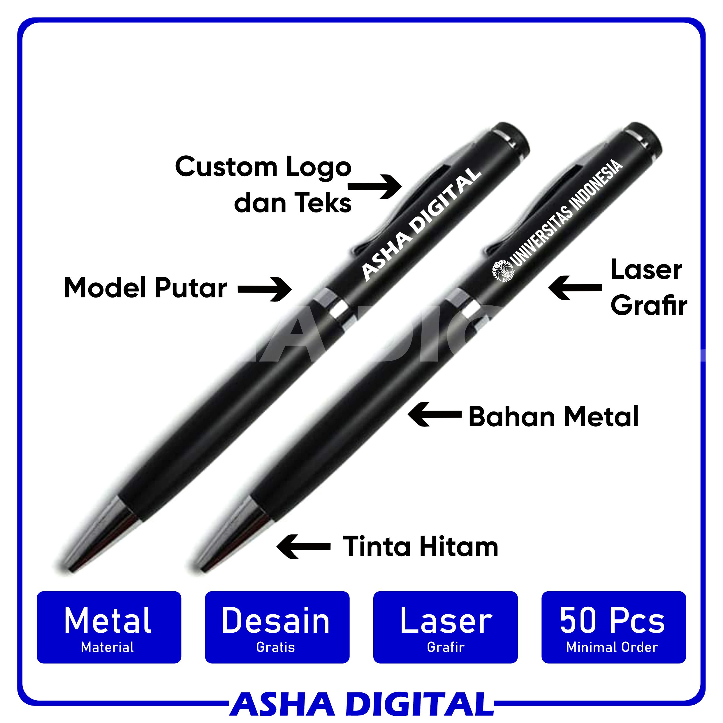 Pulpen Custom Grafir Metal 06