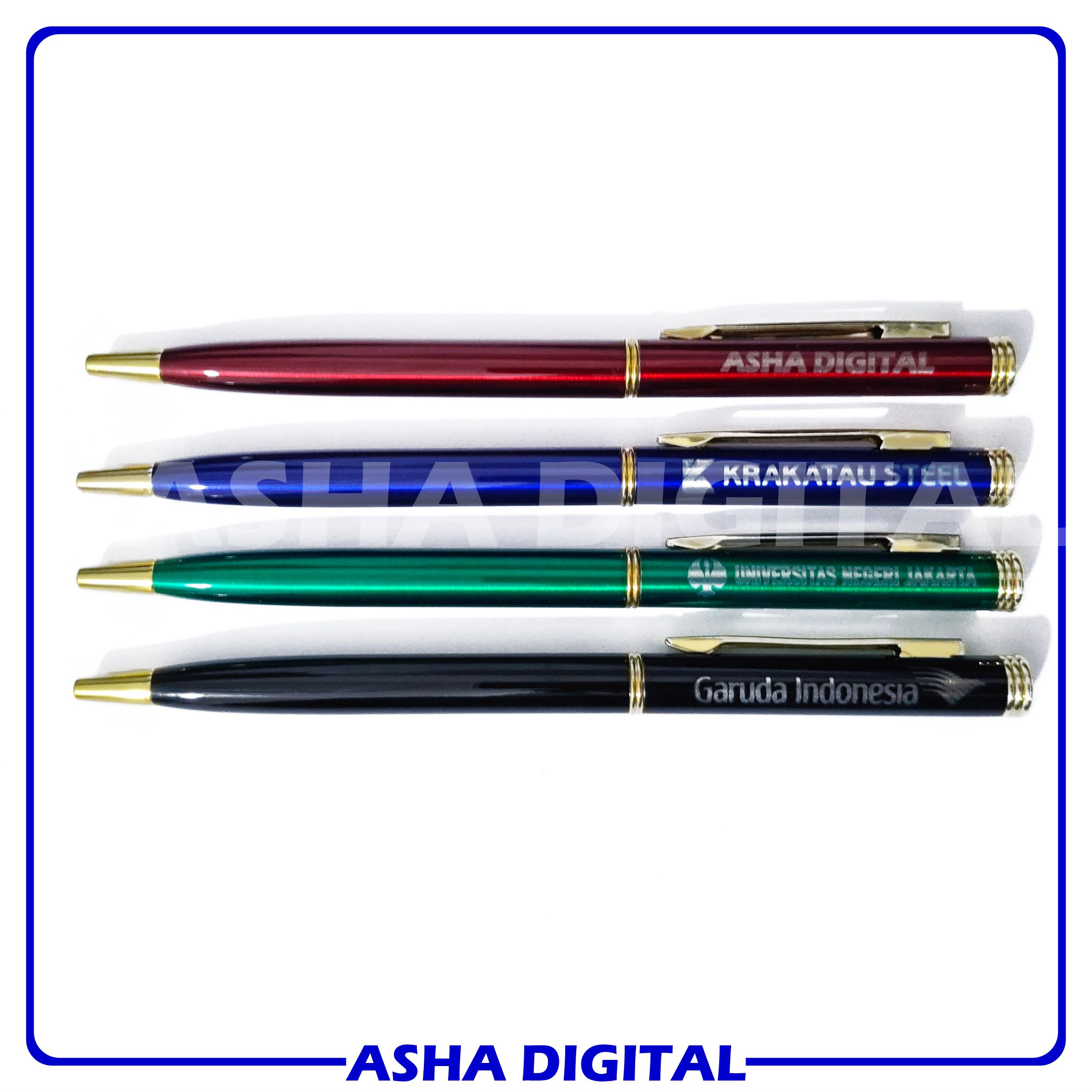 Pulpen Custom Grafir Metal 02 Gold Clip