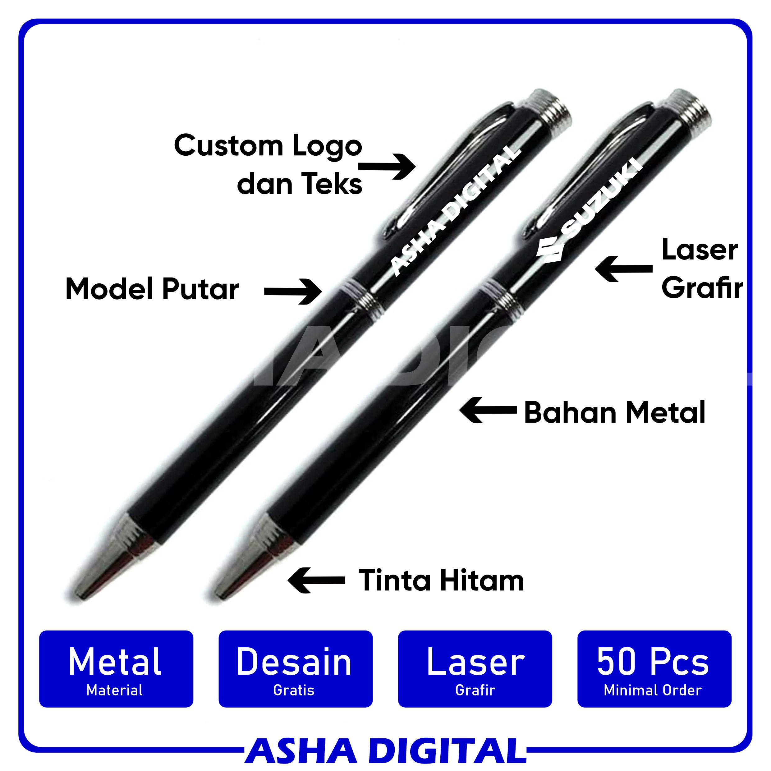 Pulpen Custom Grafir Metal 03