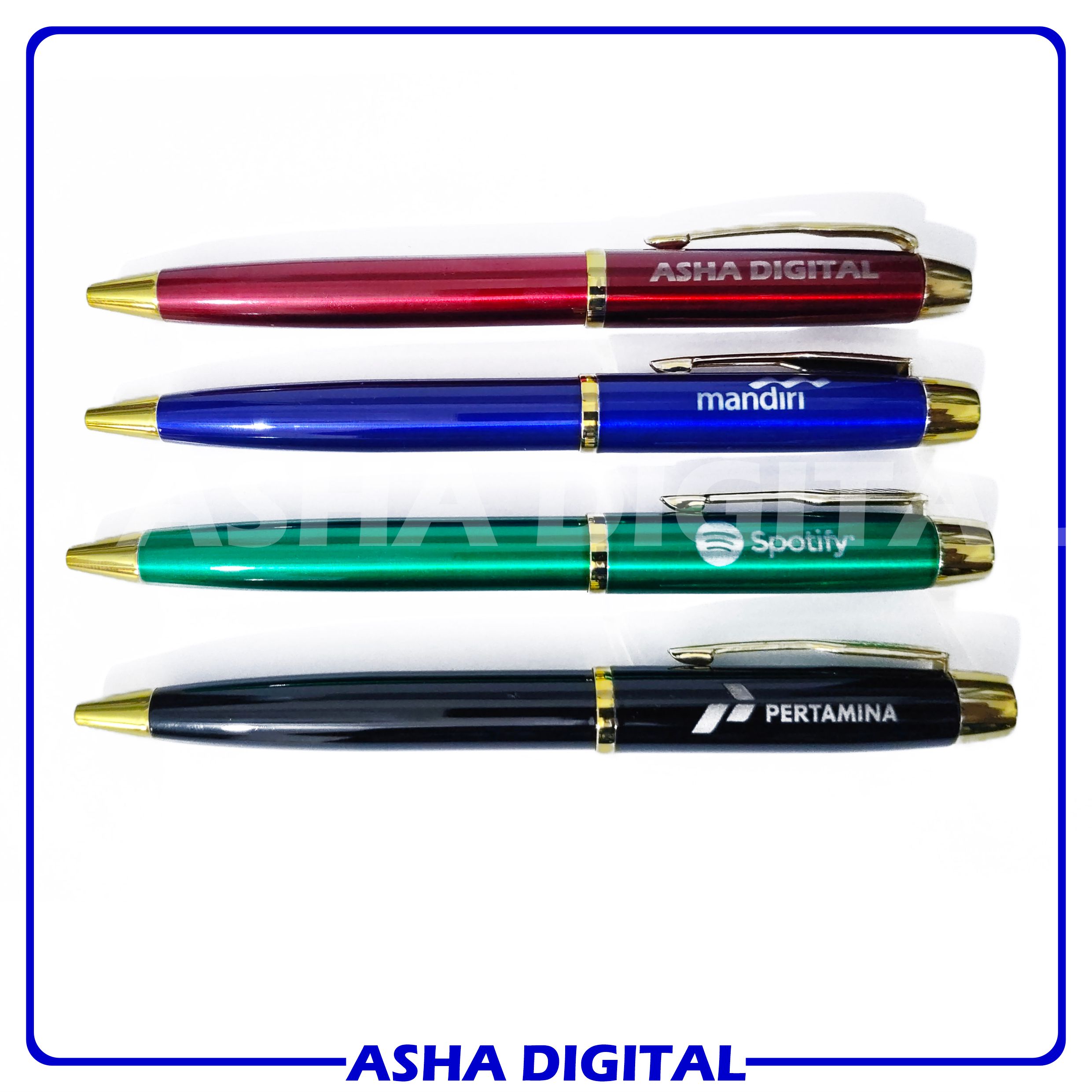 Pulpen Custom Grafir Metal 05 Gold Clip